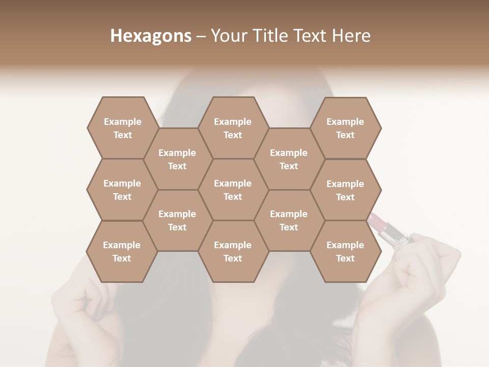 Put Fashion Makeup PowerPoint Template