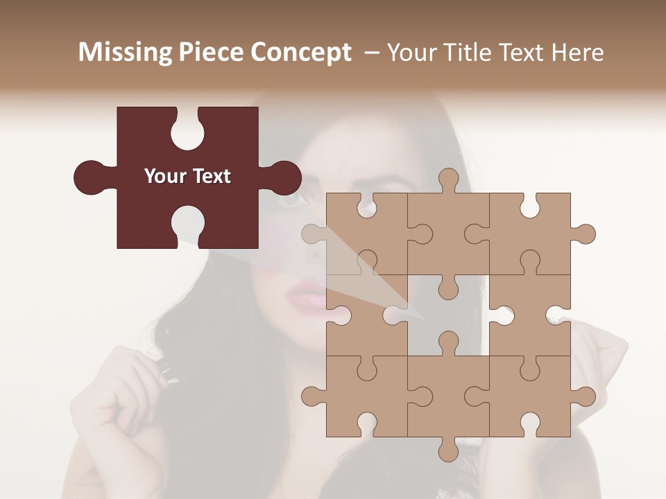 Put Fashion Makeup PowerPoint Template