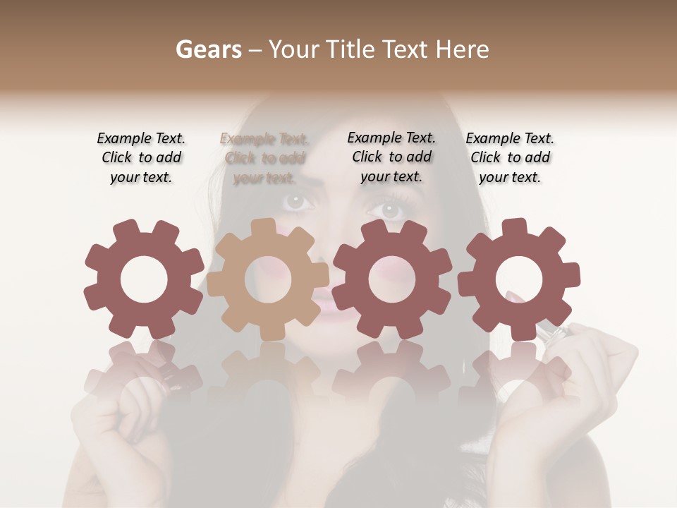 Put Fashion Makeup PowerPoint Template