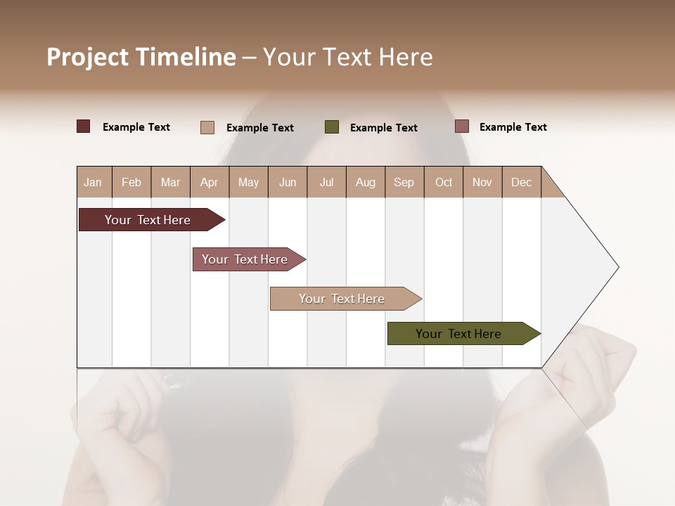 Put Fashion Makeup PowerPoint Template