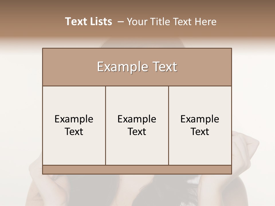 Put Fashion Makeup PowerPoint Template