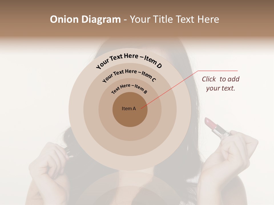 Put Fashion Makeup PowerPoint Template