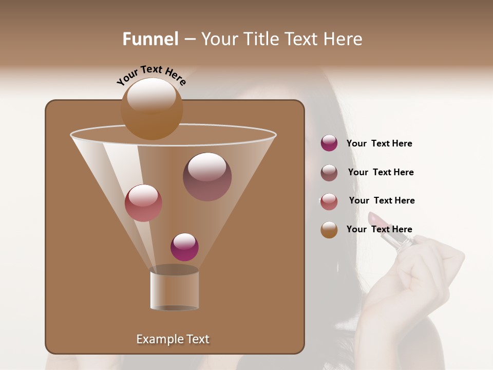 Put Fashion Makeup PowerPoint Template