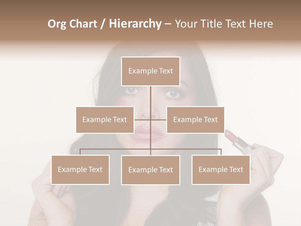 Put Fashion Makeup PowerPoint Template