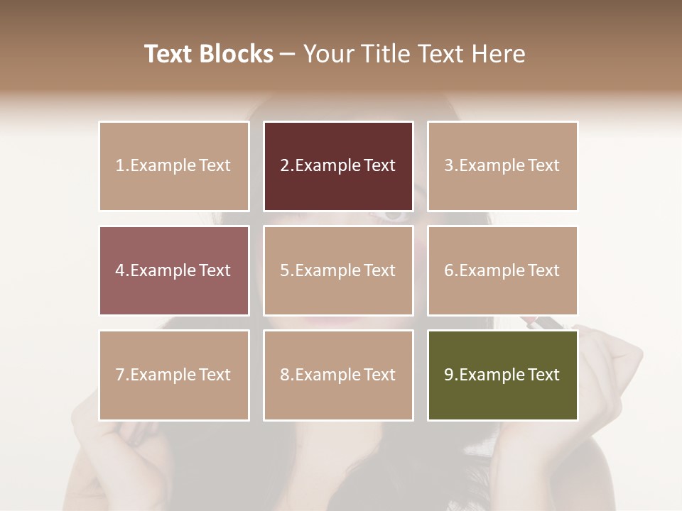 Put Fashion Makeup PowerPoint Template