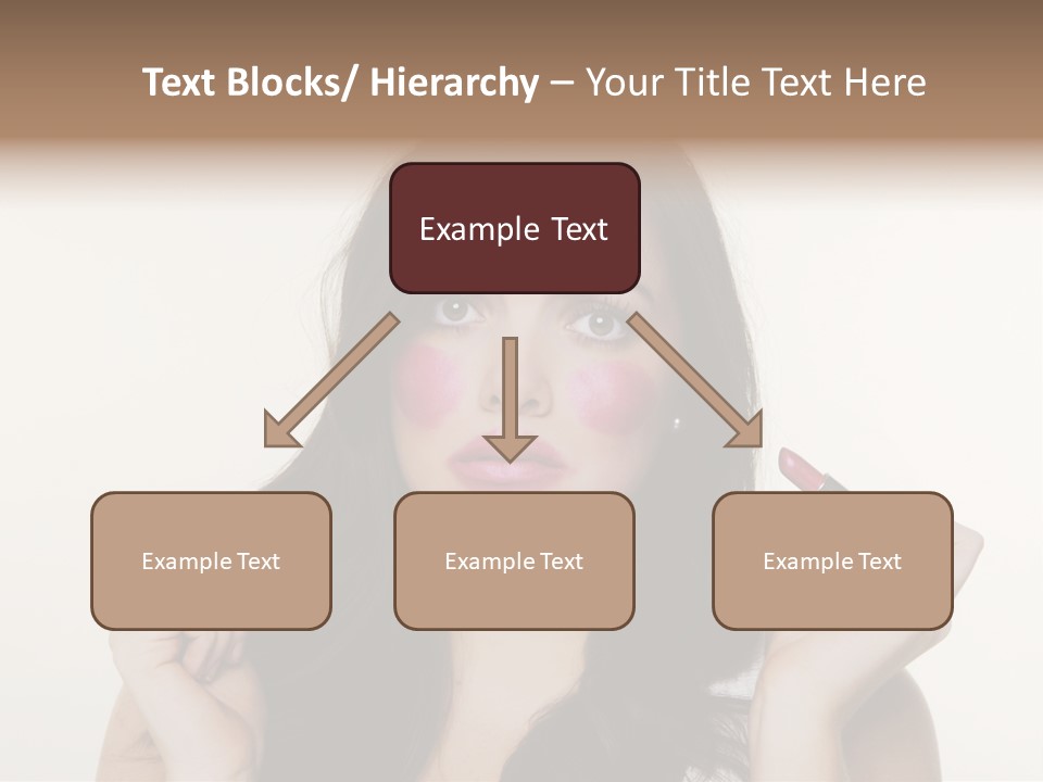 Put Fashion Makeup PowerPoint Template