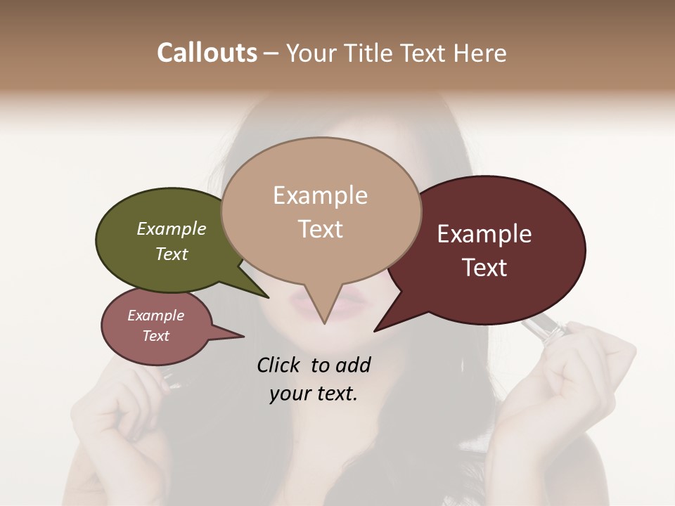 Put Fashion Makeup PowerPoint Template