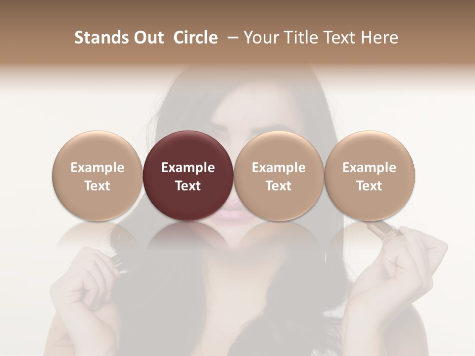 Put Fashion Makeup PowerPoint Template