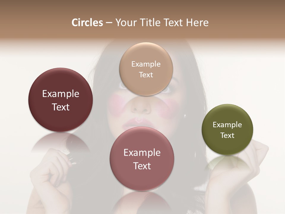 Put Fashion Makeup PowerPoint Template