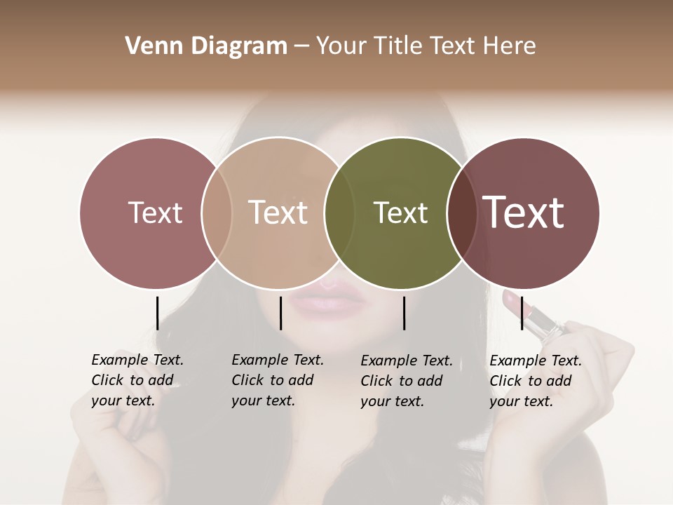 Put Fashion Makeup PowerPoint Template