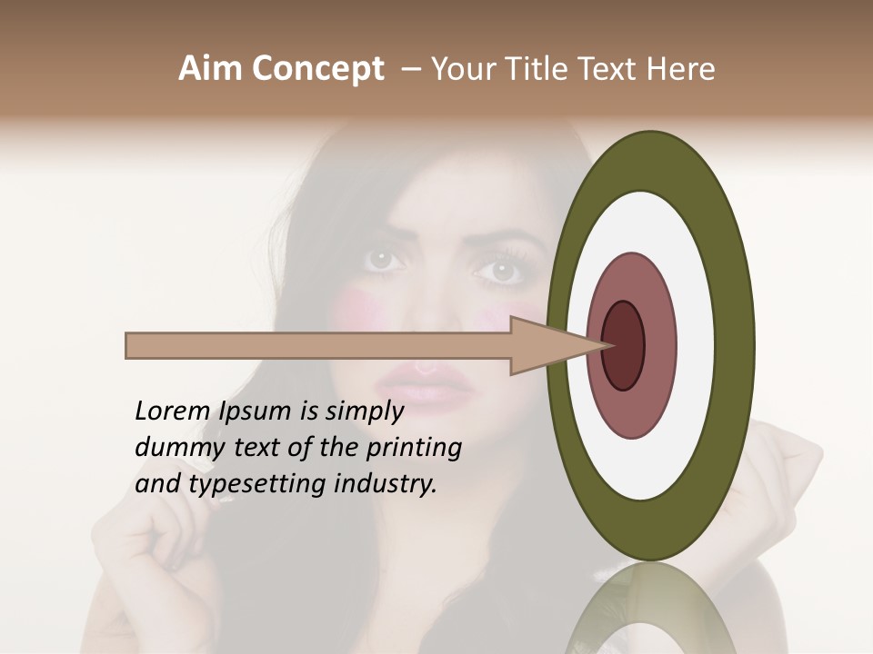 Put Fashion Makeup PowerPoint Template