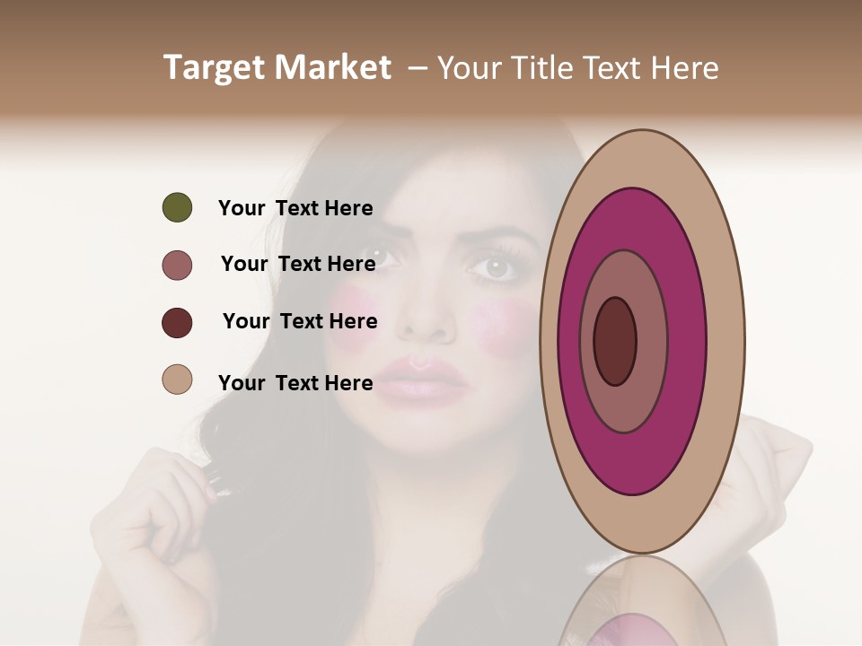 Put Fashion Makeup PowerPoint Template