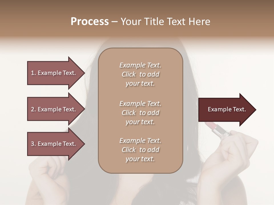 Put Fashion Makeup PowerPoint Template