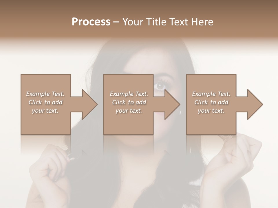 Put Fashion Makeup PowerPoint Template