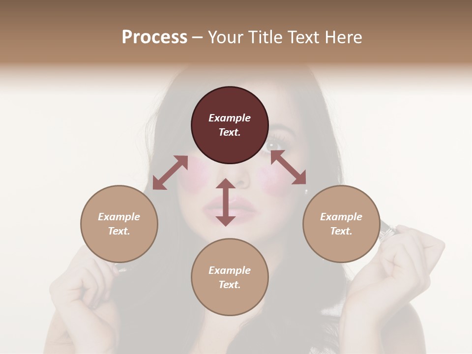 Put Fashion Makeup PowerPoint Template