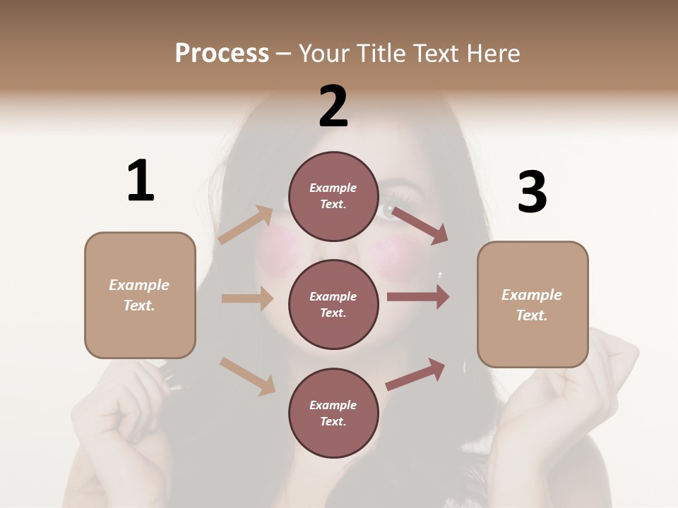 Put Fashion Makeup PowerPoint Template