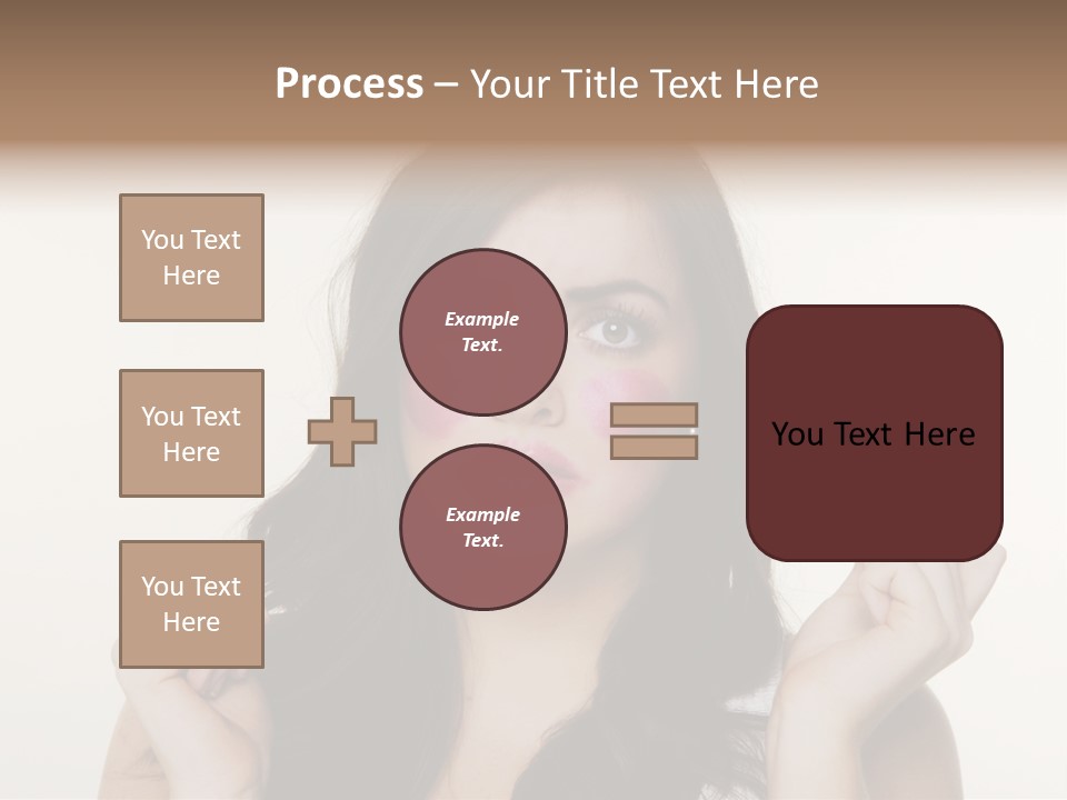 Put Fashion Makeup PowerPoint Template