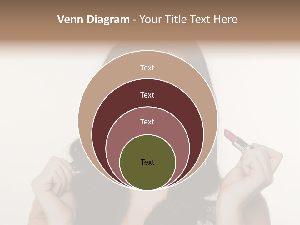 Put Fashion Makeup PowerPoint Template