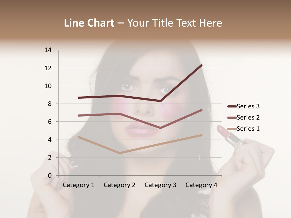 Put Fashion Makeup PowerPoint Template