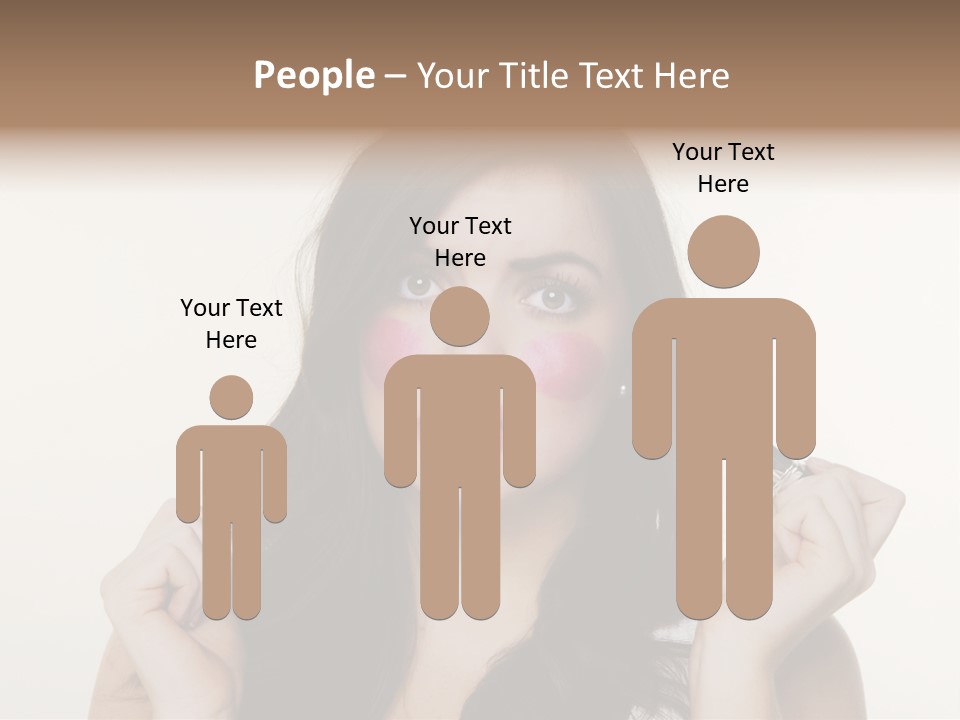 Put Fashion Makeup PowerPoint Template