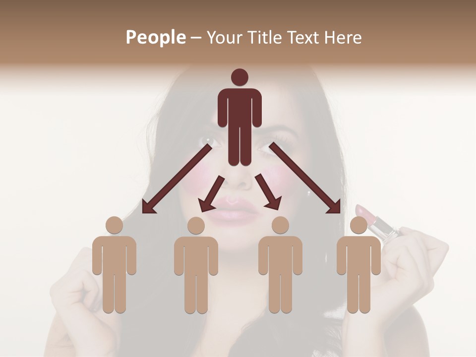 Put Fashion Makeup PowerPoint Template