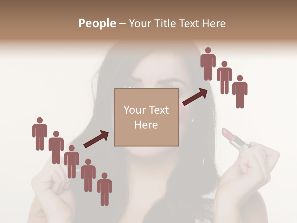 Put Fashion Makeup PowerPoint Template