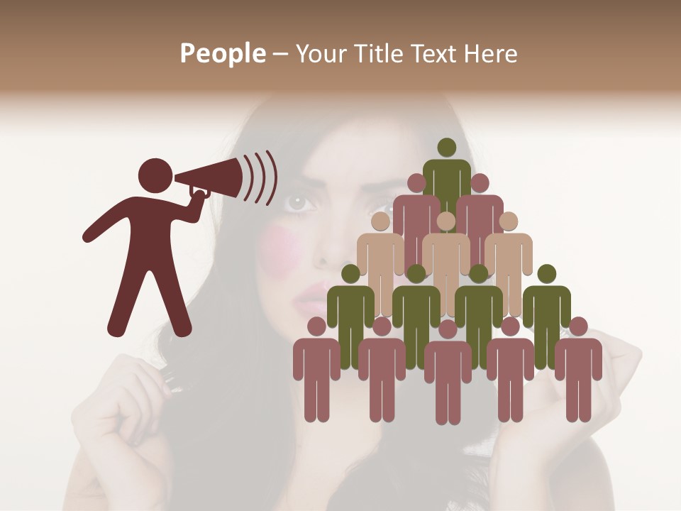 Put Fashion Makeup PowerPoint Template