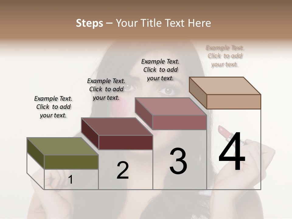 Put Fashion Makeup PowerPoint Template