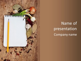 Food Spices Village PowerPoint Template