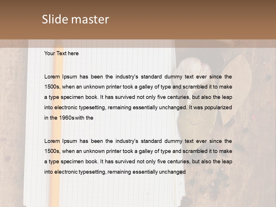 Food Spices Village PowerPoint Template