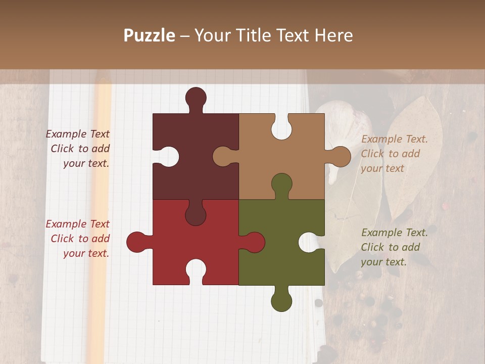 Food Spices Village PowerPoint Template