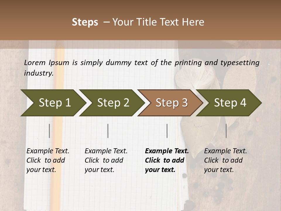 Food Spices Village PowerPoint Template