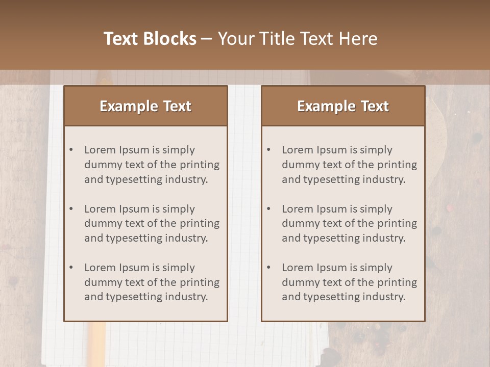 Food Spices Village PowerPoint Template