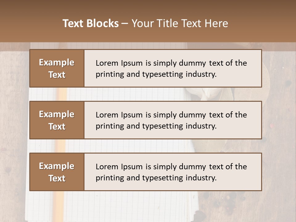Food Spices Village PowerPoint Template