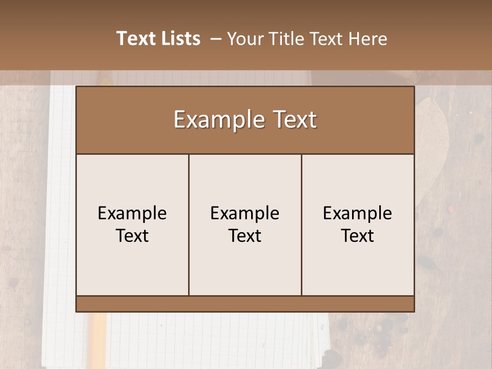 Food Spices Village PowerPoint Template
