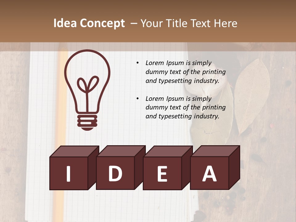 Food Spices Village PowerPoint Template