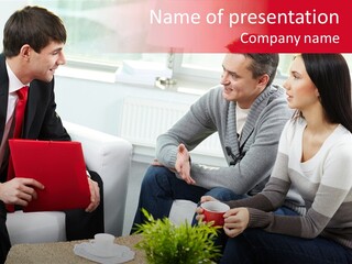 Consideration Dressed Up Contemplation PowerPoint Template