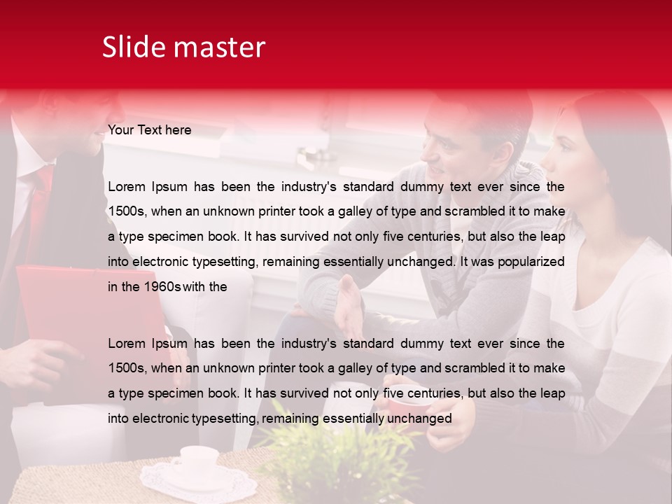 Consideration Dressed Up Contemplation PowerPoint Template