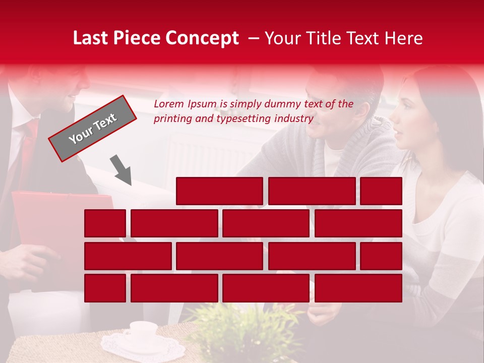 Consideration Dressed Up Contemplation PowerPoint Template