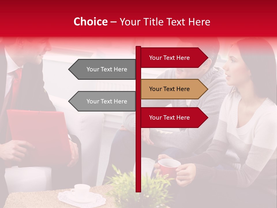 Consideration Dressed Up Contemplation PowerPoint Template