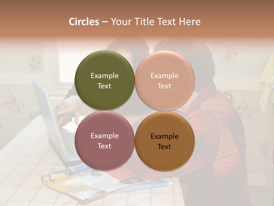 Indoors Employee Grandmother PowerPoint Template