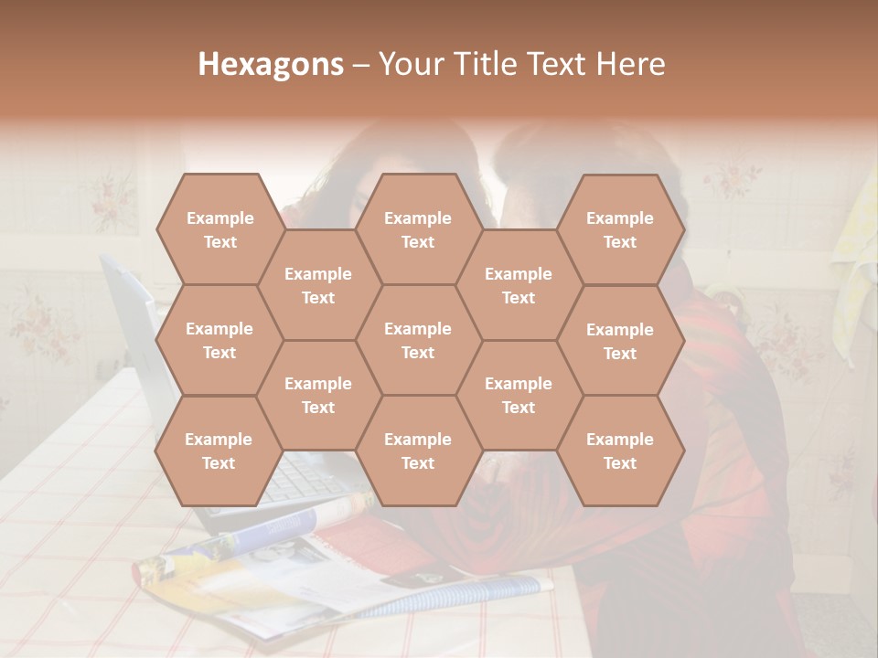 Indoors Employee Grandmother PowerPoint Template