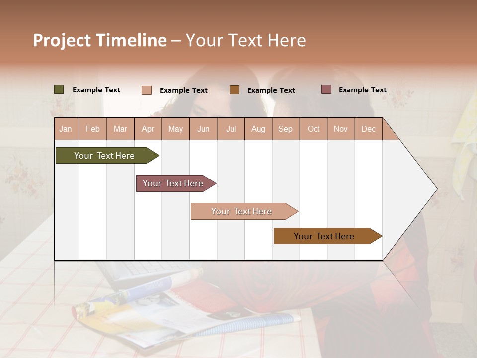 Indoors Employee Grandmother PowerPoint Template