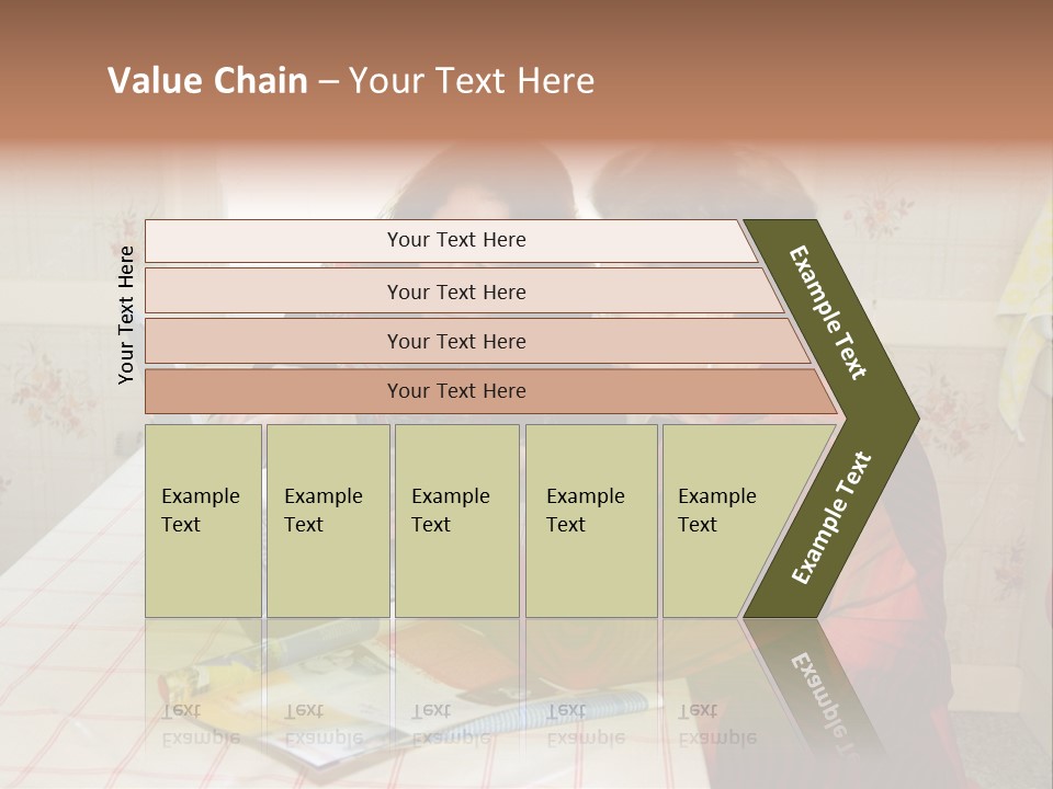 Indoors Employee Grandmother PowerPoint Template