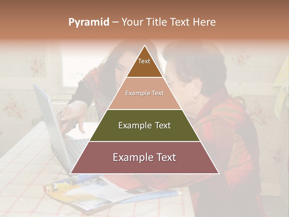 Indoors Employee Grandmother PowerPoint Template