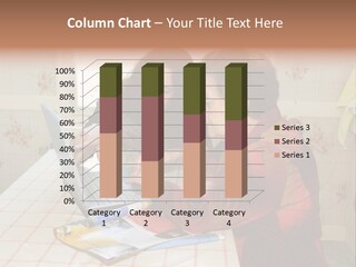 Indoors Employee Grandmother PowerPoint Template