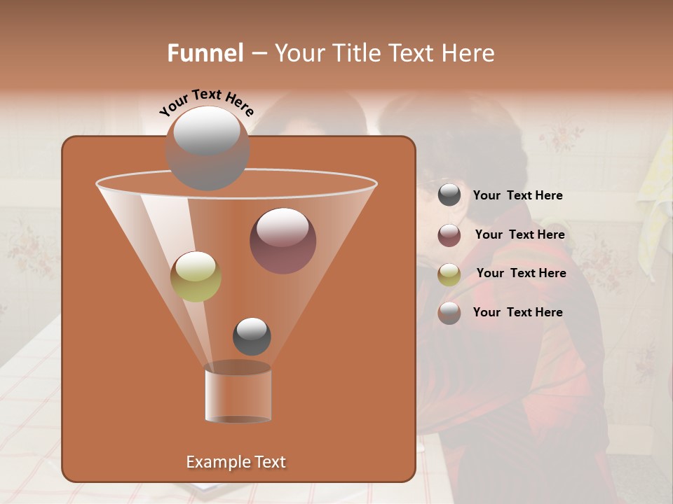 Indoors Employee Grandmother PowerPoint Template