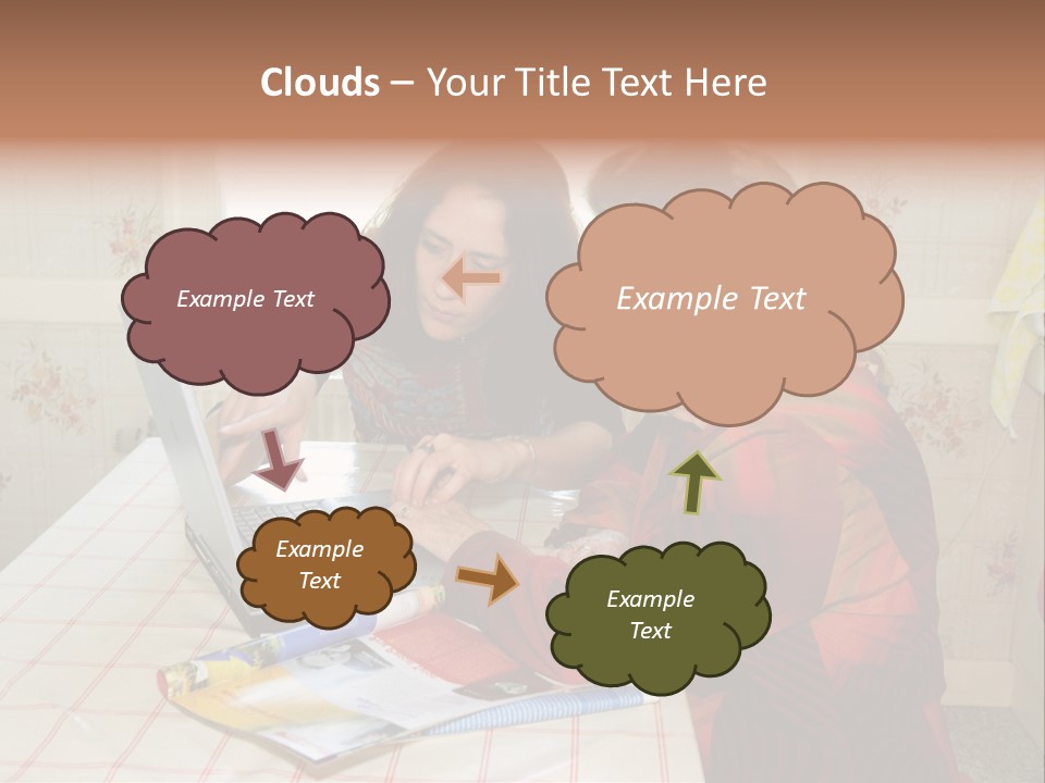 Indoors Employee Grandmother PowerPoint Template