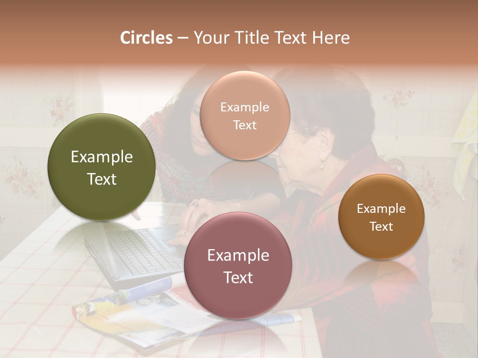 Indoors Employee Grandmother PowerPoint Template