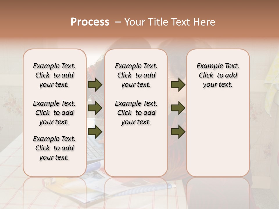 Indoors Employee Grandmother PowerPoint Template